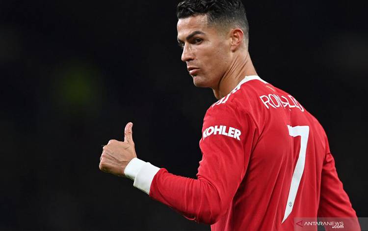 Striker Manchester United asal Portugal Cristiano Ronaldo (Photo by Paul ELLIS / AFP) (AFP/PAUL ELLIS)