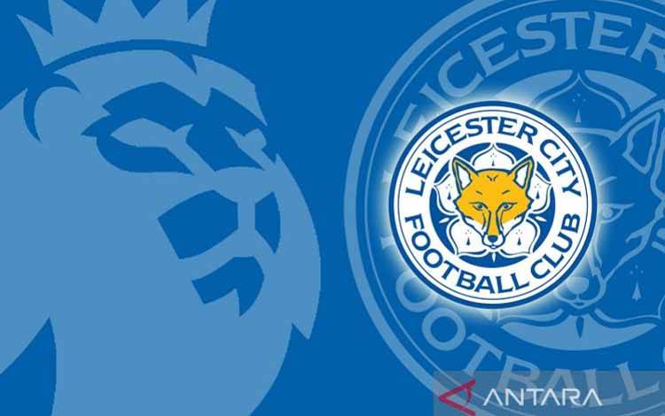 Ilustrasi logo klub Liga Premier Inggris, Leicester City. (ANTARA/Gilang Galiartha)