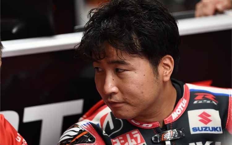 Pebalap Suzuki Kazuki Watanabe. ANTARA/HO via Suzuki Racing Corporation