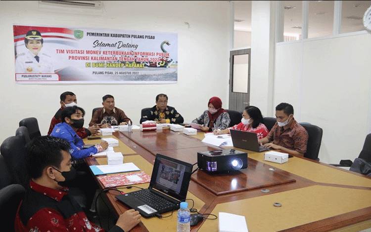 PPID Utama Pulang Pisau Terima Kunjungan Komisi Informasi Kalteng 
