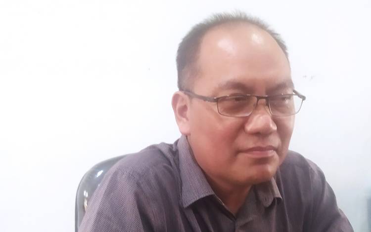 Ketua Komisi C DPRD Kota Palangka Raya, M Hasan Busyairi. (FOTO: HENDRI)