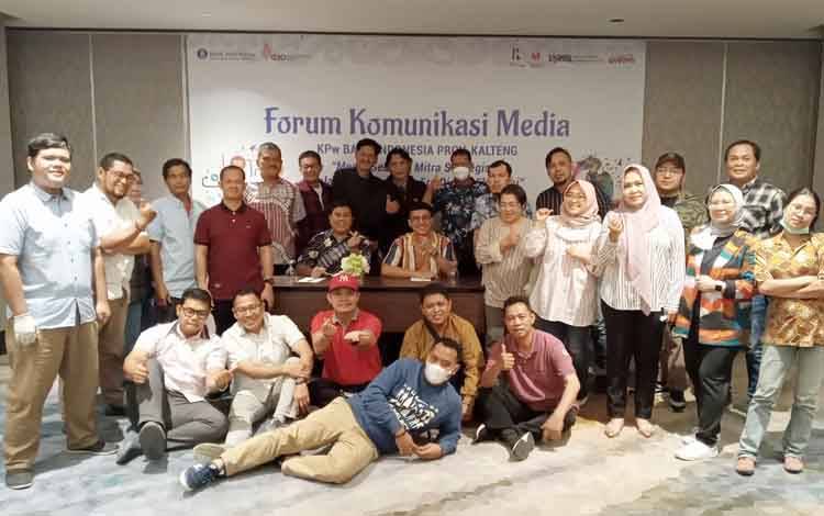 para peserta kegiatan forum komunikasi media Bank Indonesia tahun 2022 di Hotel Ashley Tanah Abang, Jakarta pada Kamis, 8 September 2022. (FOTO: TESTI PRISCILLA)