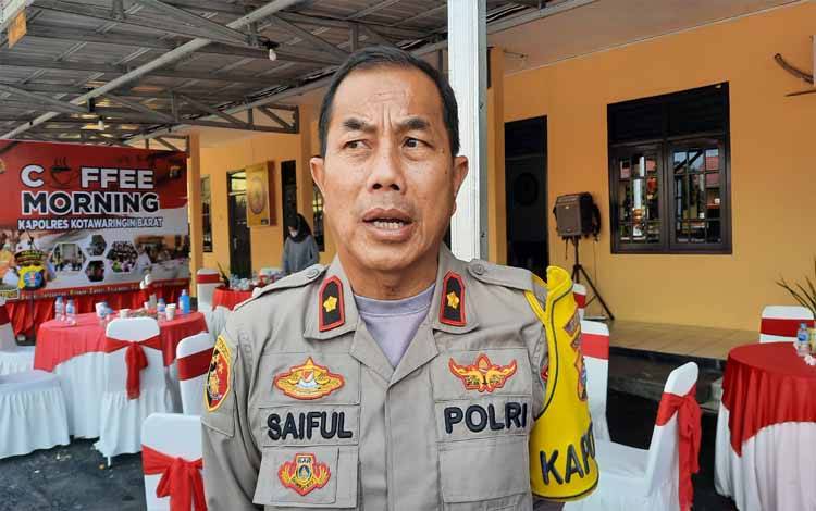 Kapolsek Arsel Kompol Saiful Anwar. (FOTO : DANANG)
