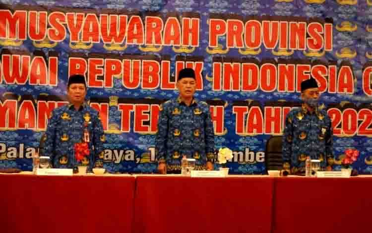 Pelaksanaan Musyawarah Provinsi Korpri Kalteng tahun 2022 di Palangka Raya, Rabu, 14 September 2022. (FOTO: MMC KALTENG)
