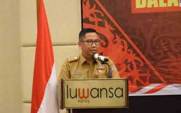 Asisten Bidang Perekonomian dan Pembangunan, Sekretariat Daerah Provinsi Kalimantan Tengah, Leonard S Ampung (FOTO : MMC KALTENG)