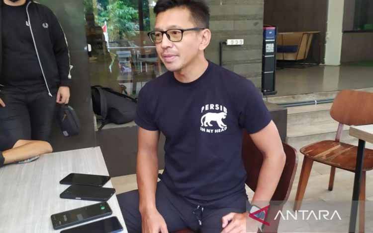 Direktur PT Persib Bandung Bermartabat Teddy Tjahjono. (ANTARA/Bagus Ahmad Rizaldi)