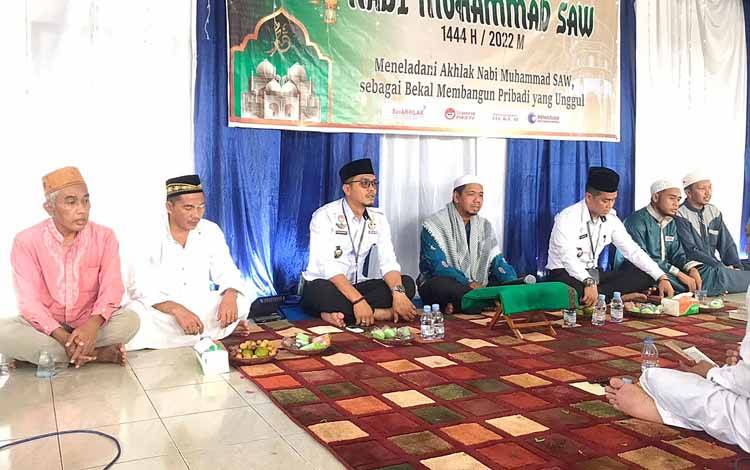 Peringatan Maulid Nabi Muhammad SAW 1444 Hijriah di Masjid Al-Akbar Rutan Tamiang Layang, Rabu, 12 Oktober 2022. (FOTO: BOLE MALO)