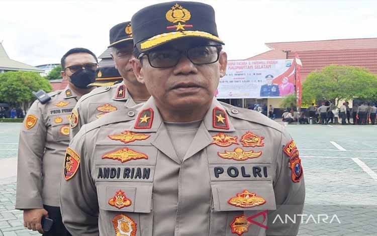Kapolda Kalimantan Selatan Brigjen Polisi Andi Rian R. Djajadi. (ANTARA/Firman)