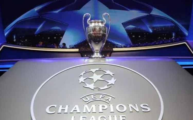 Logo Liga Champions. AFP/Valery Hache