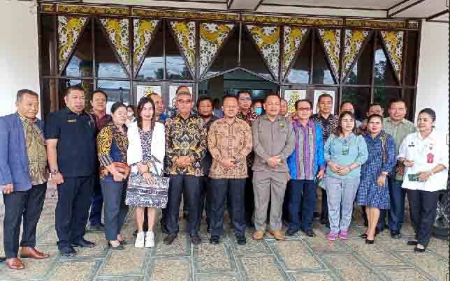 Kunjungan DPRD Kutai Barat ke DPRD Barito Timur, Rabu, 9 November 2022. (FOTO: BOLE MALO)