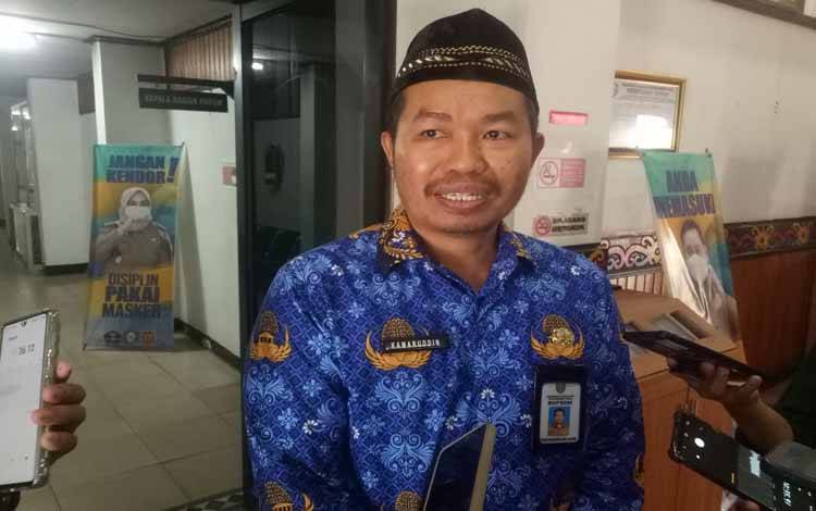 Plt Badan Kepegawaian dan Pengembangan Sumber Daya Manusia (BKPSDM) Kotim, Kamaruddin Makalepu (FOTO : NISA)