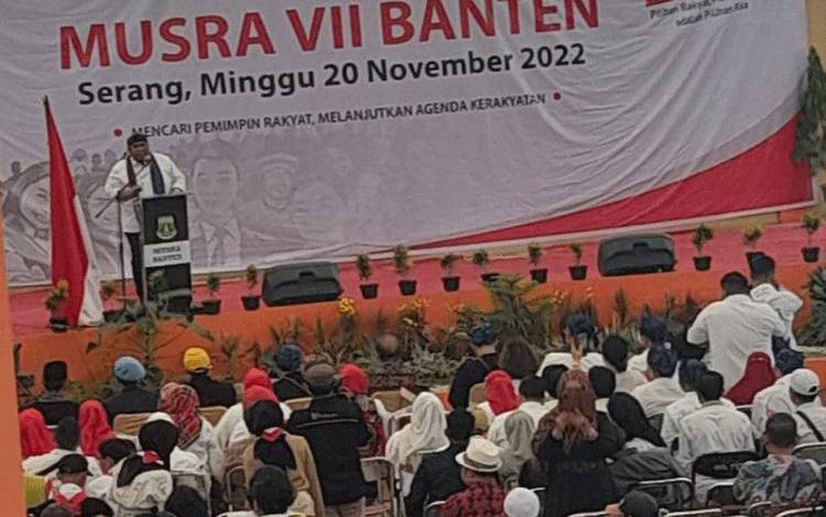 Musyawarah Rakyat (Musra) Indonesia ke-VII digelar oleh gabungan relawan Joko Widodo (Jokowi) untuk ajang penjaringan capres dan cawapres. ANTARA/HO-Dok Musra