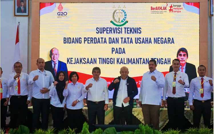 Supervisi Teknis Bidang Perdata Dan Tata Usaha Negara (Datun) di Wilayah Hukum Kejaksaan Tinggi Kalimantan Tengah, Senin, 21 November 2022