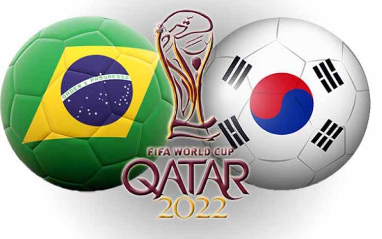 Ilustrasi - Preview 16 besar Piala Dunia 2022: Brazil vs Korea Selatan (ANTARA/Juns)