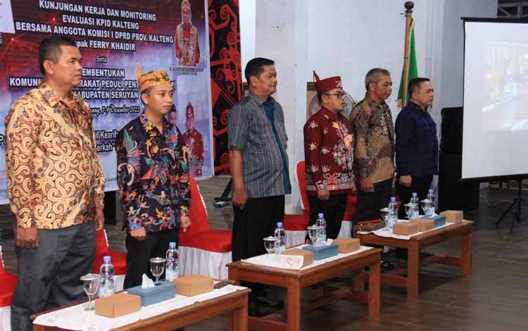 Pertemuan dalam rangka Kunjungan KPDI Kalimantan Tengah, didampingi Anggota Komisi I DPRD Provinsi Kalimantan Tengah Ferry Khaidir di Seruyan (Foto : PROKOM SERUYAN)