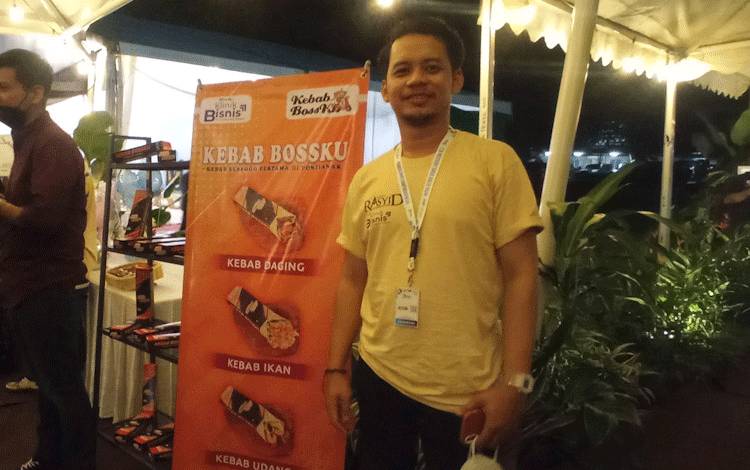 Donny Darmawan , owner Kebab Bossku asal Pontianak, Kalimantan Barat salah satu mitra Klinik Bisnis - Abdul Rasyid Foundation