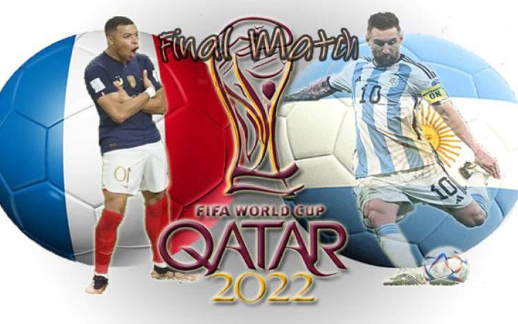 Ilustrasi - Preview final Piala Dunia 2022: Prancis vs Argentina (ANTARA/Juns)