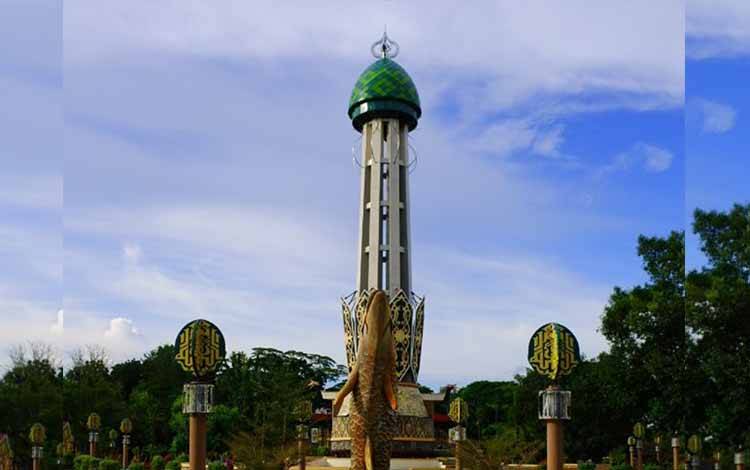 Taman Kota Sampit. (FOTO: DEWIP)
