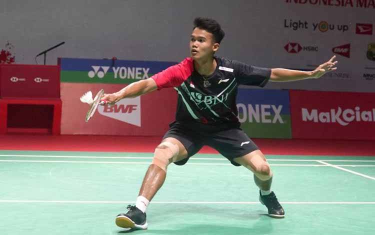 Tunggal putra Indonesia Christian Adinata lolos ke babak utama Indonesia Masters 2023 setelah mengantongi dua kemenangan dari fase kualifikasi di Istora Senayan, Jakarta, Selasa (24/1/2023). (HO/Humas PP PBSI)