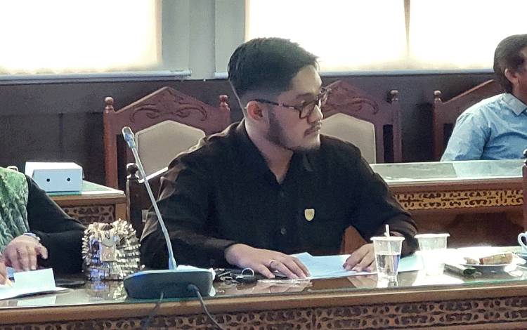 Anggota DPRD Kalteng, Bryan Iskandar, Rabu, 25 Januari 2023. (FOTO: DONNY D)