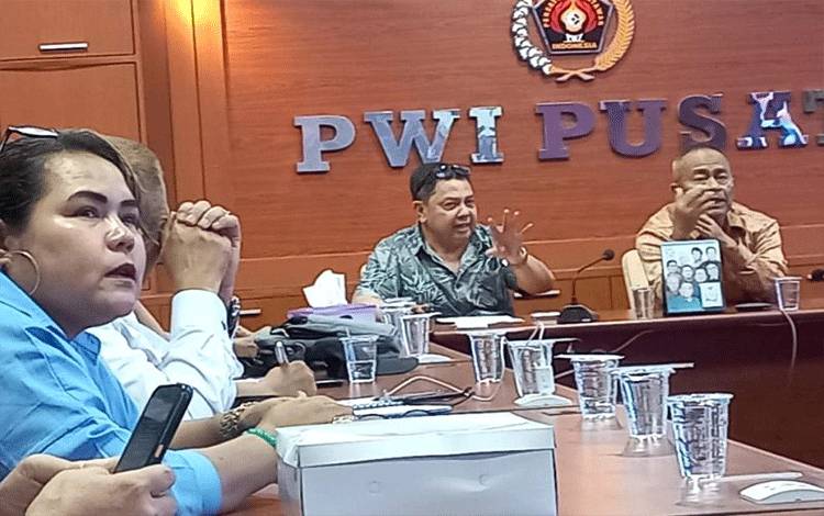 Rapat Panitia Pelaksana HPN 2023 di Kantor Pusat PWI, Jakarta. (ANTARA/HO-Dokumen Pribadi)