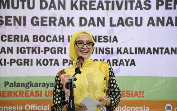 Bunda Pendidikan Anak Usia Dini (PAUD) Provinsi Kalimantan Tengah, Ivo Sugianto Sabran. (FOTO: IST)