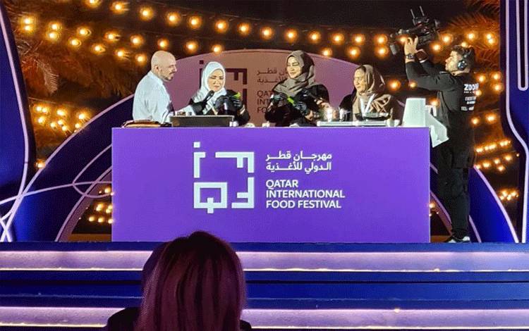 Penyelenggaraan "Qatar International Food Festival" di Lusail Boulevard, Qatar, pada 11-21 Maret 2023. (ANTARA/HO-KBRI Doha)