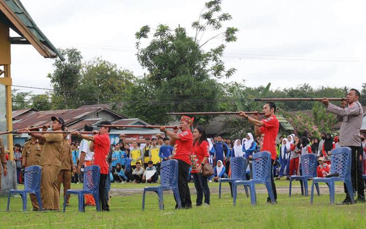 Pemerintah Kabupaten Pulang Pisau melaksanakan seleksi olahraga tradisional. 