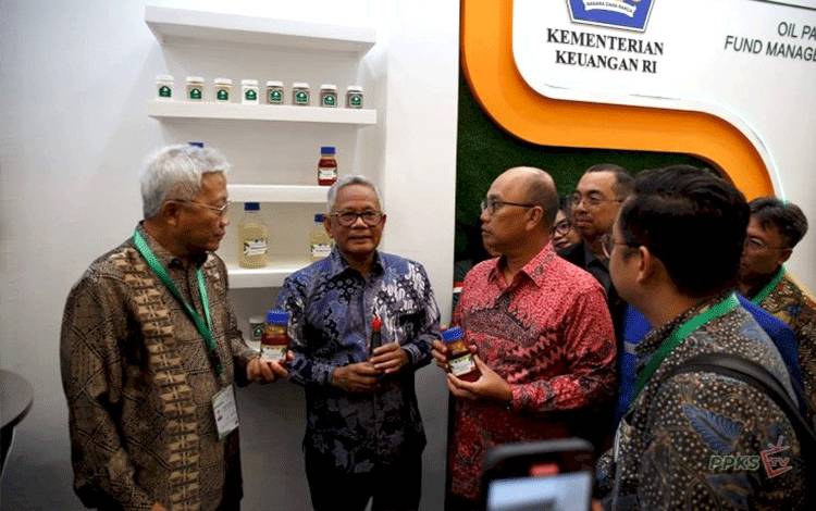 Kegiatan International Oil Palm Conference atau IOPC 2022, pada 14 hingga 16 Maret 2023 lalu di Bali Nusa Dua Convention Center atau BNDCC, Bali, Indonesia.(FOTO: Rilis BPDPKS)