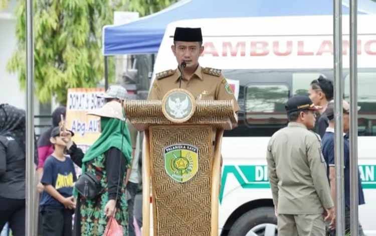 Wali Kota Palangka Raya Fairid Naparin. (FOTO: HUMAS)