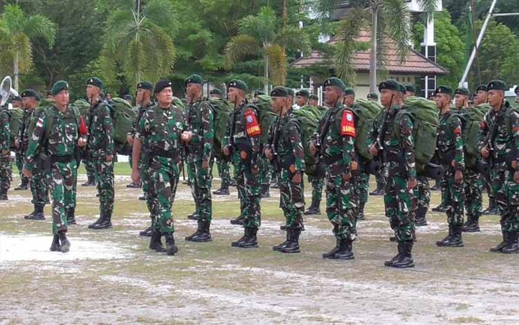 Panglima TNI Berangkatkan 555 Prajurit dari Kalteng Amankan Objek Vital Nasional di Papua