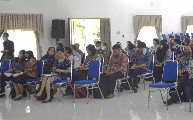 Coaching clinic persiapan usulan kebutuhan ASN tahun 2023 yang digelar BKPSDM Barito Timur, Kamis, 30 Maret 2023. (FOTO: DISKOMINFOPS BARTIM)
