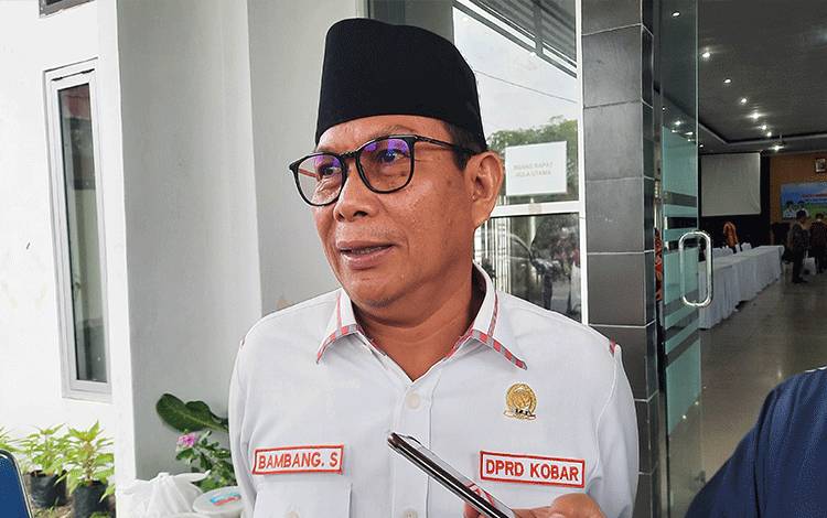 Wakil Ketua II DPRD Kobar Bambang Suherman. (FOTO : DANANG)