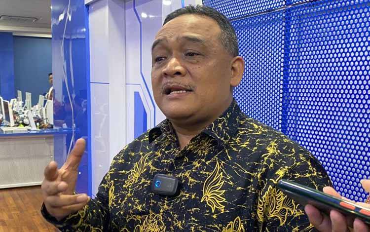 Kepala BP2MI Benny Ramdhani ketika ditemui ANTARA di Jakarta, Jumat (28/4/2023). (ANTARA/Hreeloita Dharma Shanti)