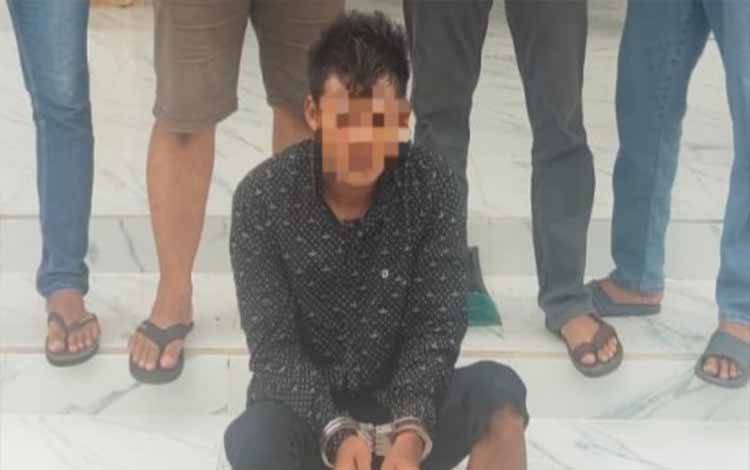 Pelaku penganiayaan sebabkan korban meninggal diamankan Satreskrim Polres Kapuas. (FOTO: IST)