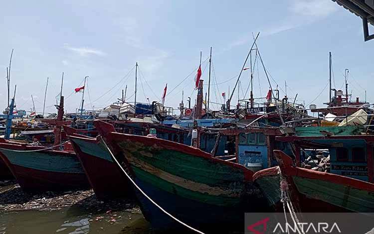 Ilustrasi - Kapal-kapal nelayan bersandar di dermaga Pelabuhan Perikanan Samudra Cilacap (PPSC). ANTARA/Sumarwoto