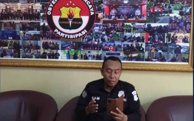 Ketua Tim Virtual Police Bidhumas Polda Kalteng Ipda H Shamsuddin. (FOTO: HUMAS POLDA)