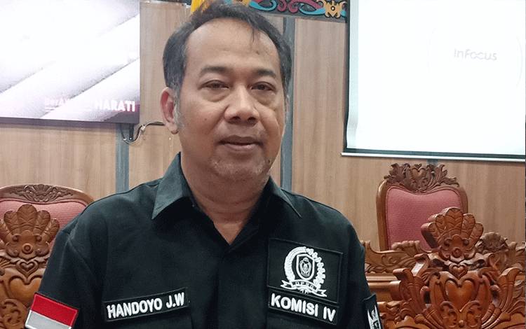 Anggota Komisi IV DPRD Kabupaten Kotawaringin Timur Handoyo J Wibowo. (FOTO: DEWIP)