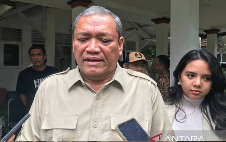 Ketua Badan Pengawas dan Disiplin (BPD) Partai Gerindra Bambang Kristiono. (ANTAR/Nur Imansyah).