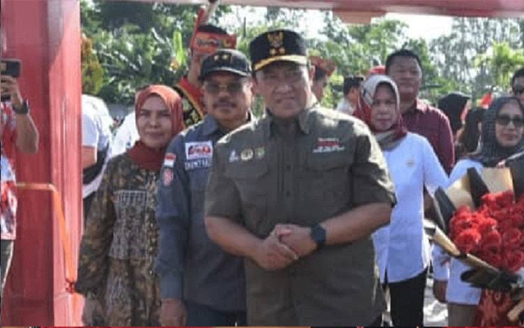 Wakil Gubernur Kalimantan Tengah (Kalteng), Edy Pratowo saat melakukan kunjungan ke Kota Sampit baru baru ini. (FOTO: IST)