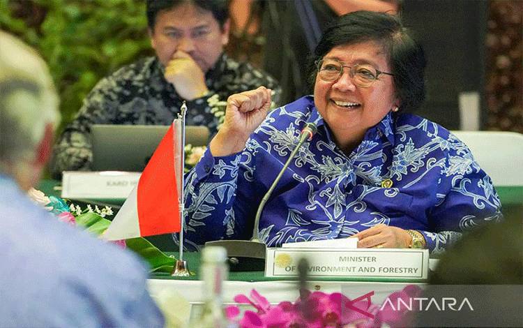 Menteri Lingkungan Hidup dan Kehutanan Siti Nurbaya Bakar. ANTARA/HO-Kementerian LHK/aa.