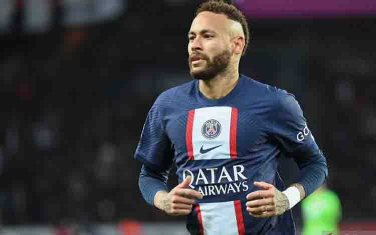 Neymar resmi gabung klub Arab Saudi, Al-Hilal dari Paris Saint-Germain pada 15 Agustus 2023. ANTARA/AFP/BERTRAND GUAY