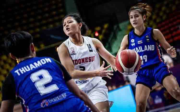 Pemain Timnas Bola Basket Putri Indonesia Agustin Elya Gradita Retong. ANTARA/HO-FIBA
