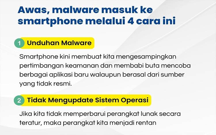 Foto awas Malware masuk lewat 4 cara ini (Foto : Diskominfo SP Kota Palangka Raya)