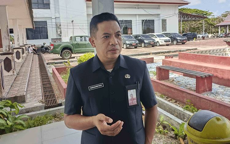 Sekretaris BKPSDM Seruyan Riduansyah. (Foto : Fahrul)