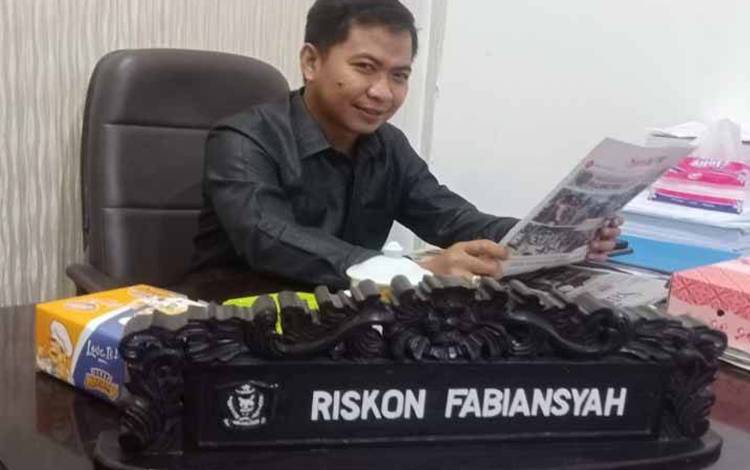 Anggota DPRD Kotawaringin Timur Daerah Pilihan I Riskon Fabiansyah.