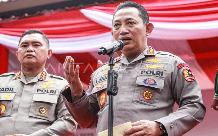 Kapolri Jenderal Pol Listyo Sigit Prabowo. ANTARA FOTO/Asprilla Dwi Adha/rwa.