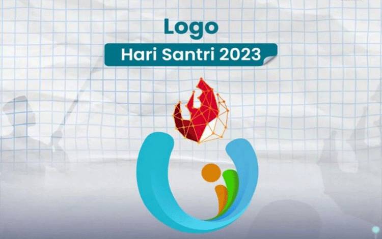 Logo peringatan Hari Santri 2023. (ANTARA/HO-Kemenag)