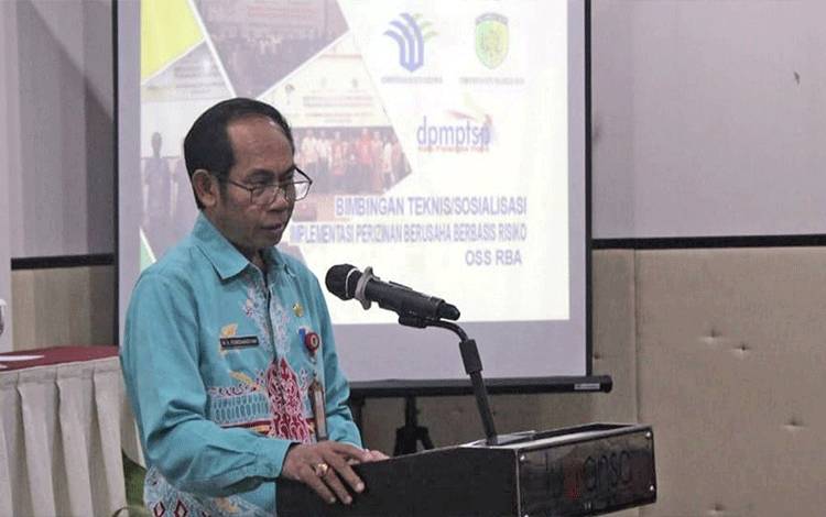 Kepala DPM-PTSP Kota Palangka Raya, Akhmad Fordiansyah. (FOTO: HUMAS)