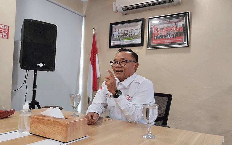 Kepala Otoritas Jasa Keuangan atau OJK Provinsi Kalimantan Tengah, Otto Fitriandy. (FOTO: TESTI PRISCILLA)